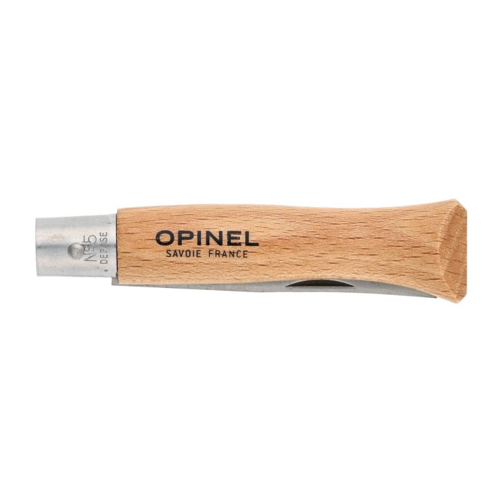 Nóż składany Opinel 5 inox buk-3 1121