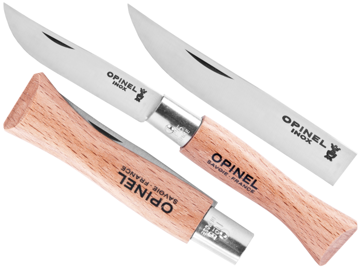Nóż składany Opinel 5 inox buk-5 1121