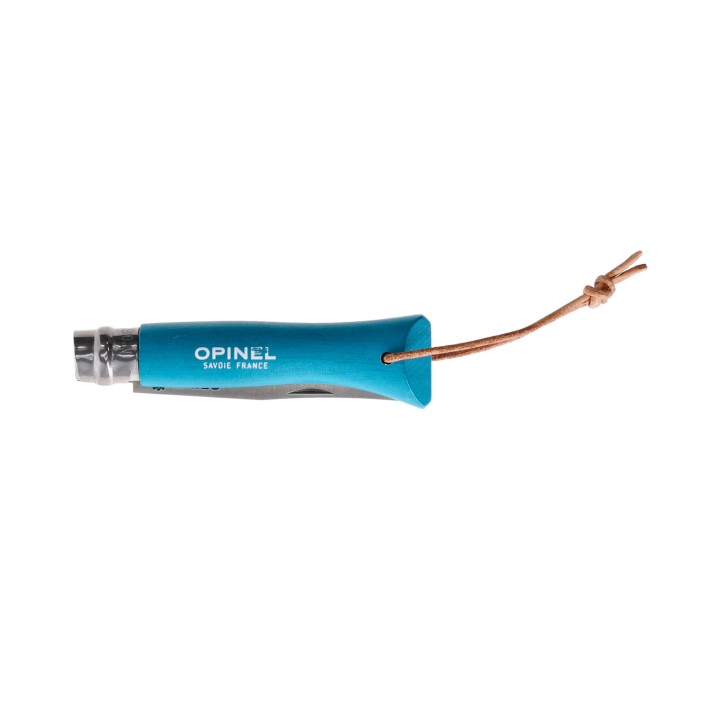 Nóż składany Opinel Colorama 06 inox grab turkusowy-3 1123