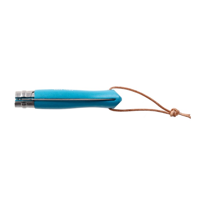 Nóż składany Opinel Colorama 06 inox grab turkusowy-4 1123