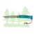 Nóż składany Opinel Colorama 07 inox grab niebieski- 1124