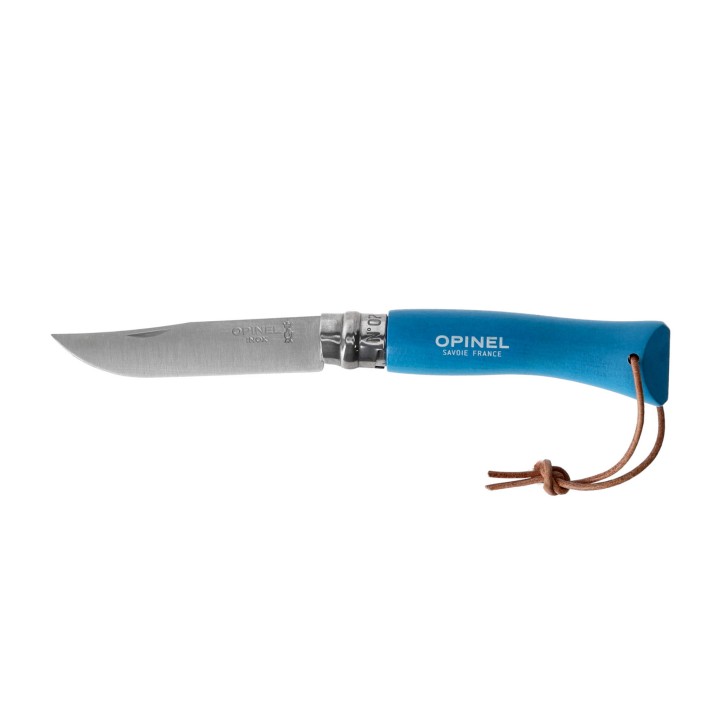 Nóż składany Opinel Colorama 07 inox grab niebieski- 1124