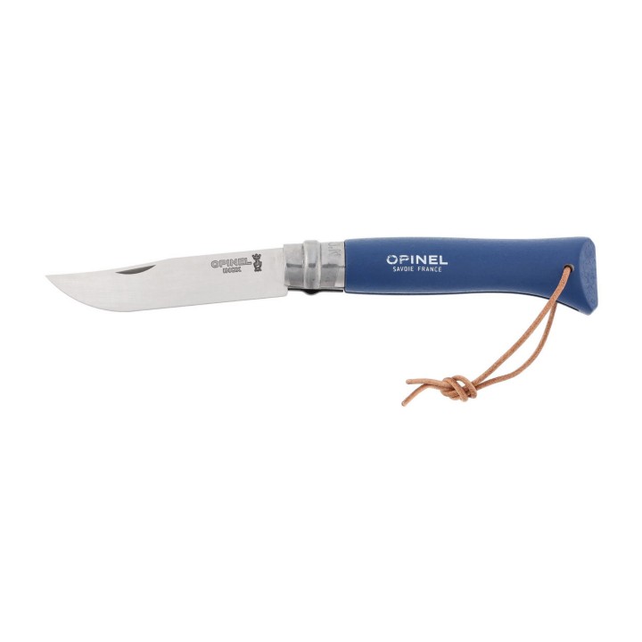 Nóż składany Opinel Colorama 08 inox grab granatowy- 1127