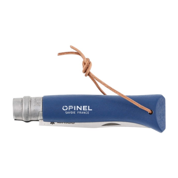 Nóż składany Opinel Colorama 08 inox grab granatowy-3 1127