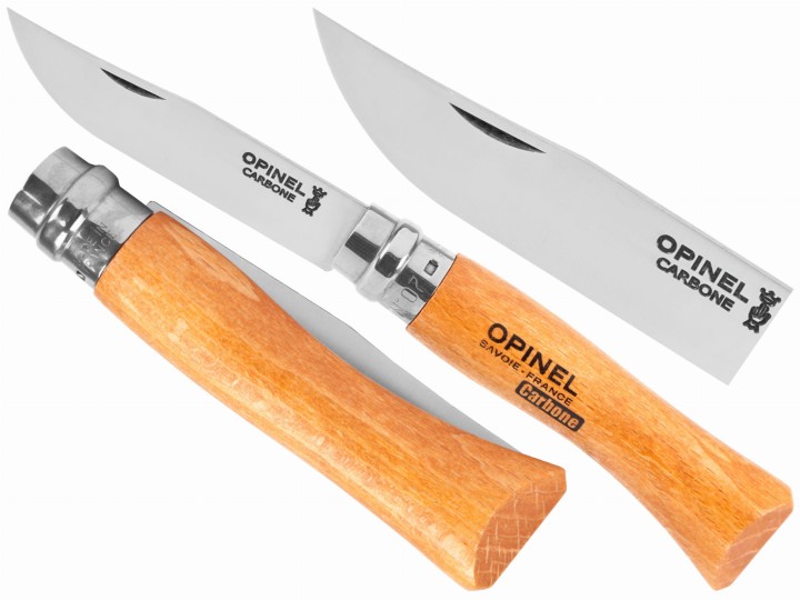 Nóż składany Opinel 7 carbon buk-5 1132
