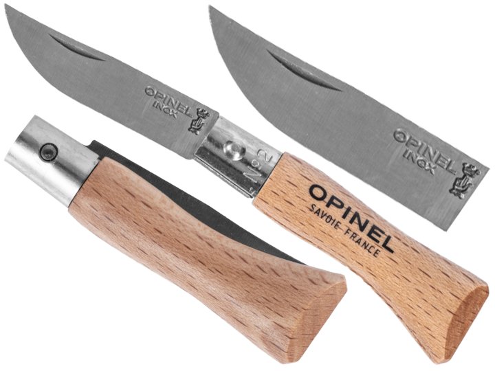 Nóż składany Opinel 02 inox buk-5 1135