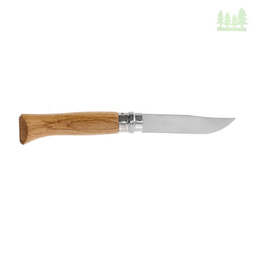 Nóż składany Opinel 8 inox dąb seria Animal - dzik-1 1142