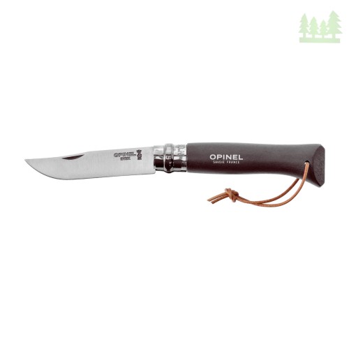 Nóż składany Opinel Colorama 08 inox grab brązowy- 1156