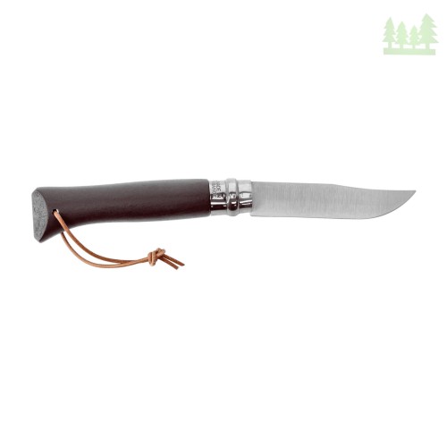 Nóż składany Opinel Colorama 08 inox grab brązowy-1 1156