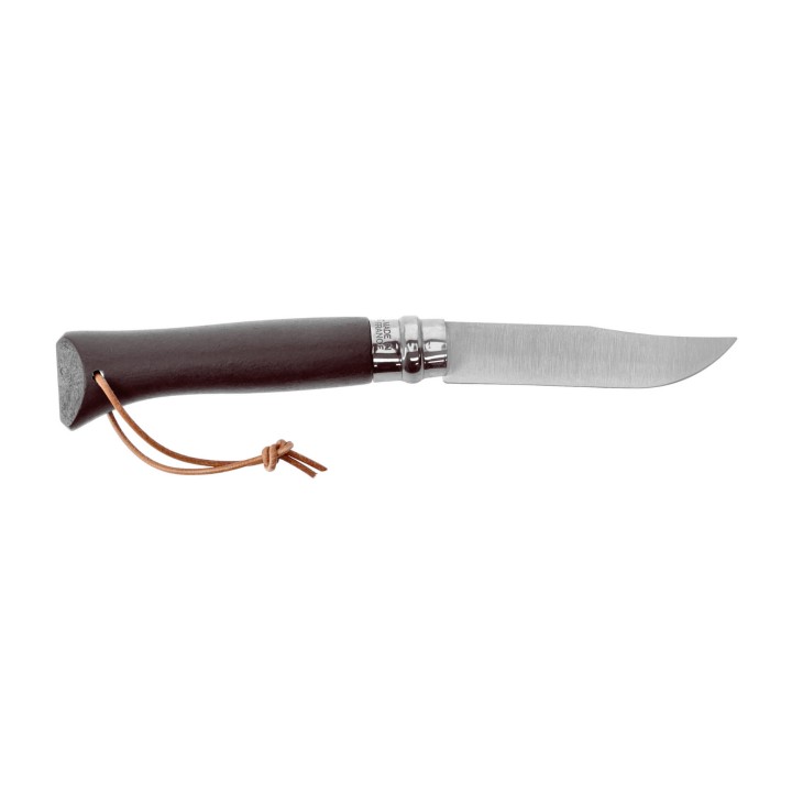 Nóż składany Opinel Colorama 08 inox grab brązowy-1 1156