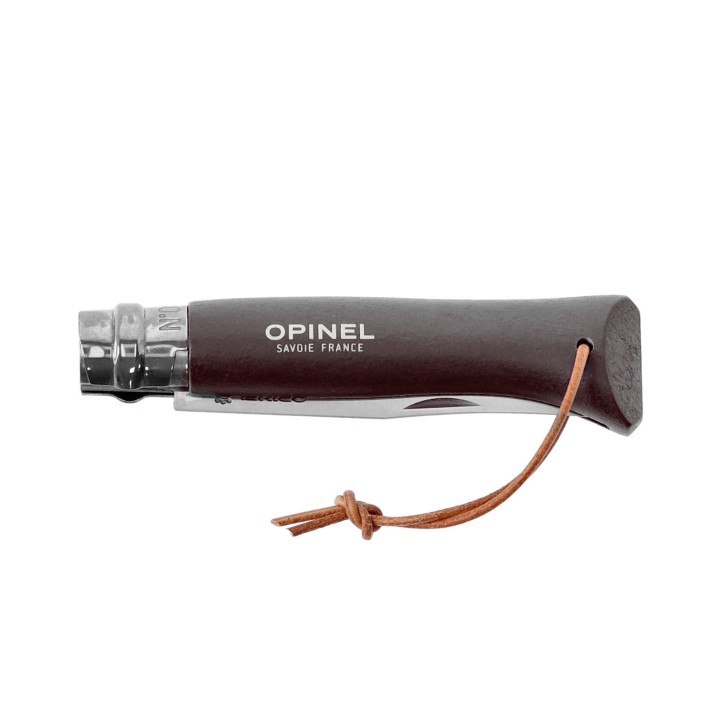 Nóż składany Opinel Colorama 08 inox grab brązowy-3 1156