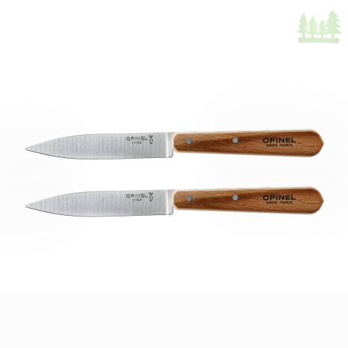 Zestaw noży kuchennych Opinel 112 Paring Knife natural 2 szt.- 1157