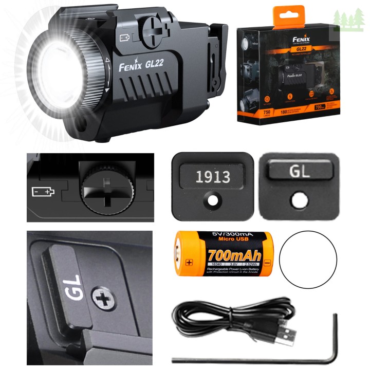 Latarka na broń Fenix GL22-9 130