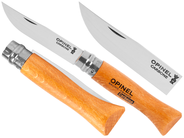 Nóż składany Opinel 6 carbon buk-5 1161