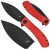 Nóż składany Trollsky Knives Mandu czerwony G10-5 1163