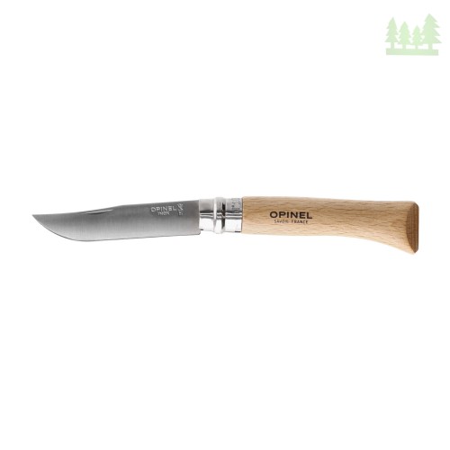 Nóż składany Opinel 10 inox buk- 1172