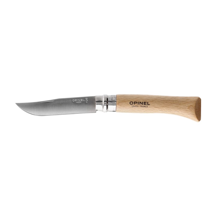 Nóż składany Opinel 10 inox buk- 1172