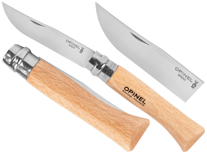 Nóż składany Opinel 10 inox buk-5 1172