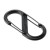 Polimerowy karabinek Nite Ize S-Biner #4 Black Gate czarny-1 1190