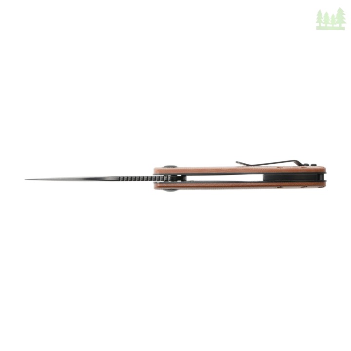 Nóż składany Trollsky Knives Mandu brązowy/czarne ostrze, wersja limitowana-2 1203