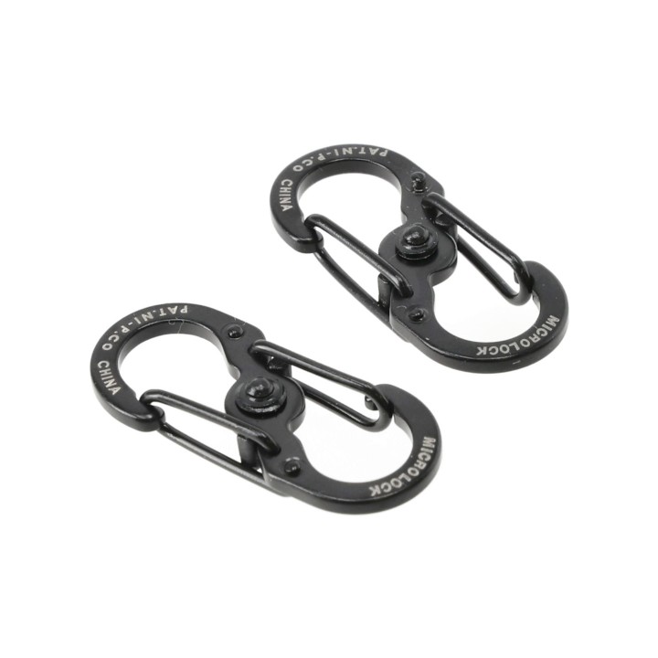 Zestaw dwóch karabinków Nite Ize S-Biner MicroLock czarne-1 1275