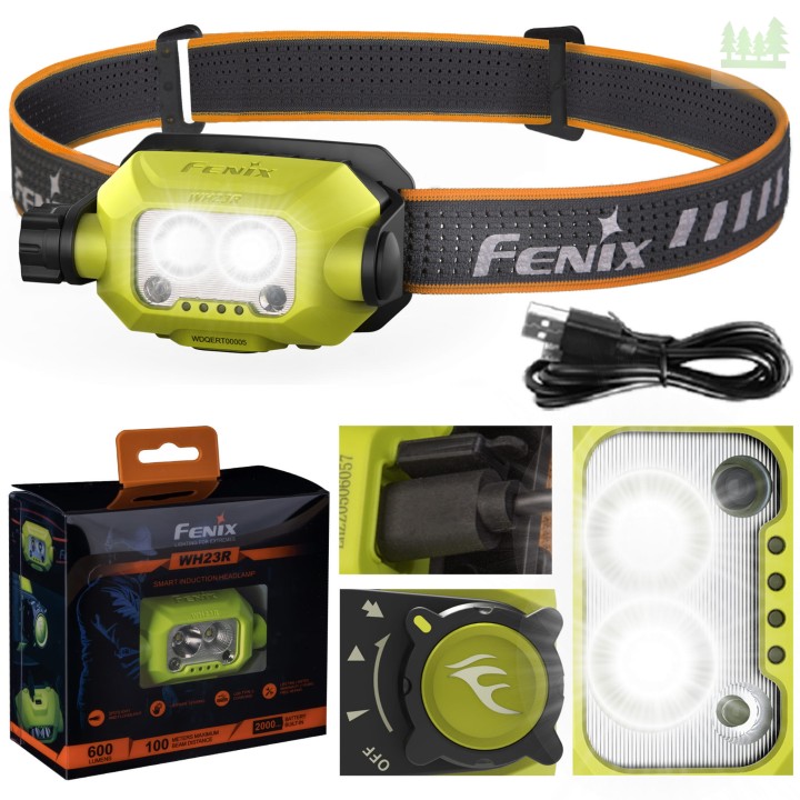 Latarka czołowa LED Fenix WH23R-12 137
