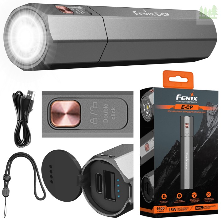 Latarka LED Fenix E-CP czarna-8 140