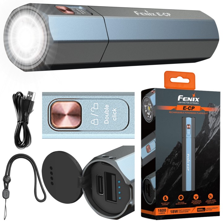 Latarka LED Fenix E-CP niebieska-8 141