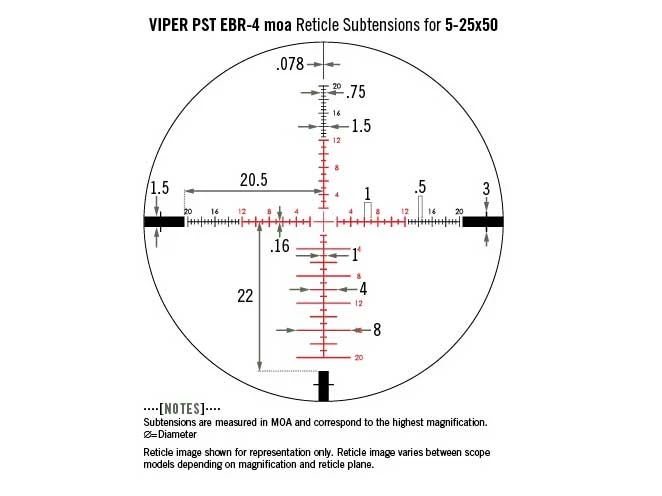 Luneta celownicza Vortex Viper PST II 5-25x50 30 mm AO EBR-4-7 1562