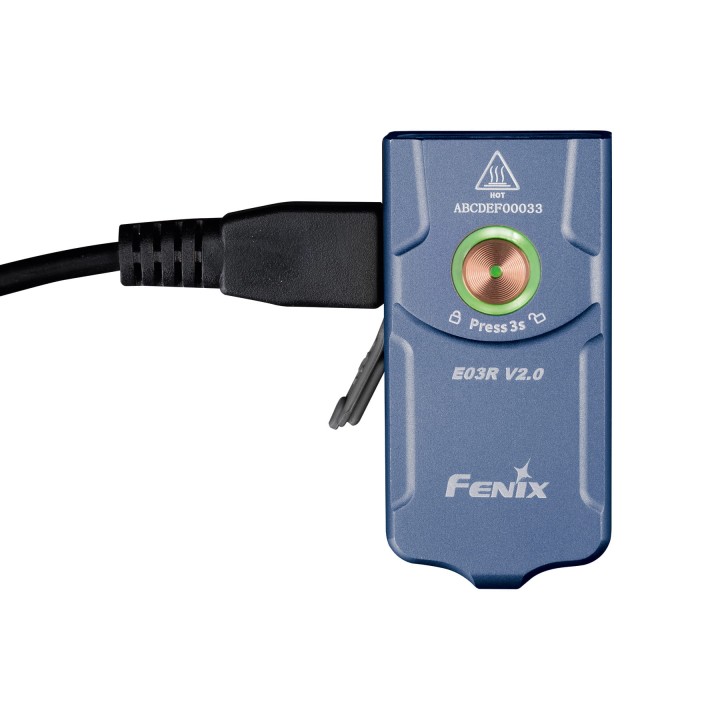 Latarka LED Fenix E03R V2.0 niebieska-3 151